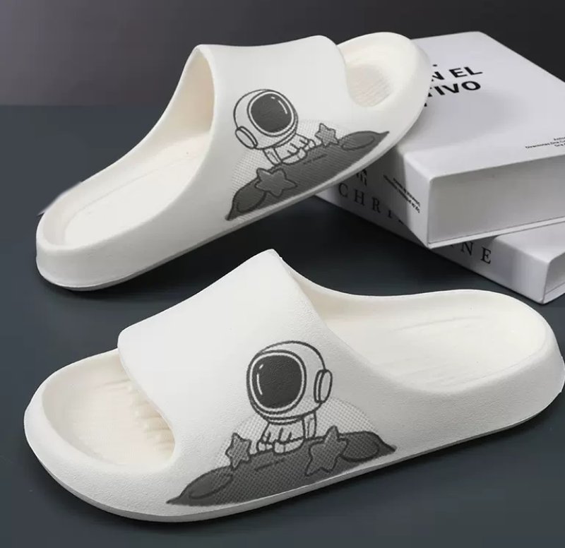 画像3: Astronaut Spongebob Bear Smile sandals and slippers flip flops    男女兼用ユニセックス宇宙飛行士×スポンジボブ×ベア×スマイルリップフロップサンダルシャワーサンダル ビーチサンダル (3)