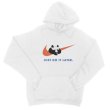 画像4: Panda hook off just do it later long Hoody sweatshirt   just do it later ロゴパンダポイント スウェットパーカー トレーナー 男女兼用 (4)