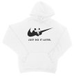 画像3: Panda hook off just do it later long Hoody sweatshirt   just do it later ロゴパンダポイント スウェットパーカー トレーナー 男女兼用 (3)