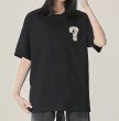 画像10: The Simpsons Cartoon Question Letter paint Tshirts 　ユニセックス男女兼用ザ・シンプソンズ カートゥーンクエスチョンレター柄プリント半袖Tシャツ (10)