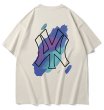 画像3: Unisex NY-NYC paint Tshirts 　ユニセックス男女兼用クラシックNYロゴプリント半袖Tシャツ (3)