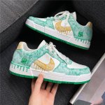 画像4: Muddy swoosh lace-up Paint Graffiti sneakers  男女兼用 ユニセックス ドリップカーブ ドロドロ スウォッシュペイント 落書き レースアップスニーカー (4)