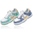 画像1: Muddy swoosh lace-up Paint Graffiti sneakers  男女兼用 ユニセックス ドリップカーブ ドロドロ スウォッシュペイント 落書き レースアップスニーカー (1)