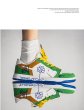 画像3: Muddy swoosh Smile and Sun Flower lace-up Paint Graffiti sneakers  男女兼用 ユニセックス スマイル ひまわり 向日葵 ドロドロスウォッシュ ペイント 落書き レースアップスニーカー (3)