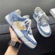 画像3: Muddy swoosh lace-up Paint Graffiti sneakers  男女兼用 ユニセックス ドリップカーブ ドロドロ スウォッシュペイント 落書き レースアップスニーカー (3)