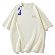 画像1: Unisex NASACAT×One Point Colorful Broken Nike×Astronaut Print Tshirts 　ユニセックス男女兼用NASACAT×ワンポイントカラフルブロークンナイキ×宇宙飛行士プリント半袖Tシャツ (1)
