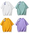 画像14: Unisex NASACAT×One Point Colorful Broken Nike×Astronaut Print Tshirts 　ユニセックス男女兼用NASACAT×ワンポイントカラフルブロークンナイキ×宇宙飛行士プリント半袖Tシャツ (14)