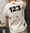 画像8: man & number Tshirts 　ユニセックス男女兼用男性＆ナンバー半袖Tシャツ (8)