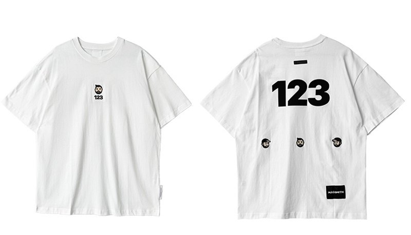 画像2: man & number Tshirts 　ユニセックス男女兼用男性＆ナンバー半袖Tシャツ (2)