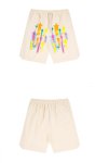 画像5: American five-pointed star graffiti half pants Sweat pants　 男女兼用ユニセックススター＆グラフィック ハーフパンツ  (5)