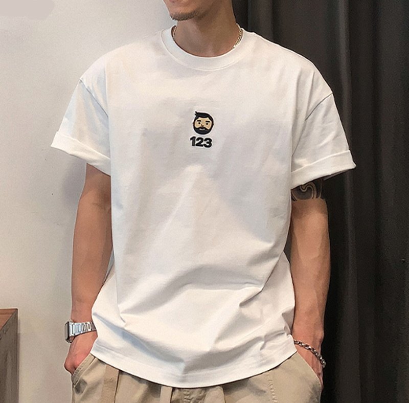 画像5: man & number Tshirts 　ユニセックス男女兼用男性＆ナンバー半袖Tシャツ (5)