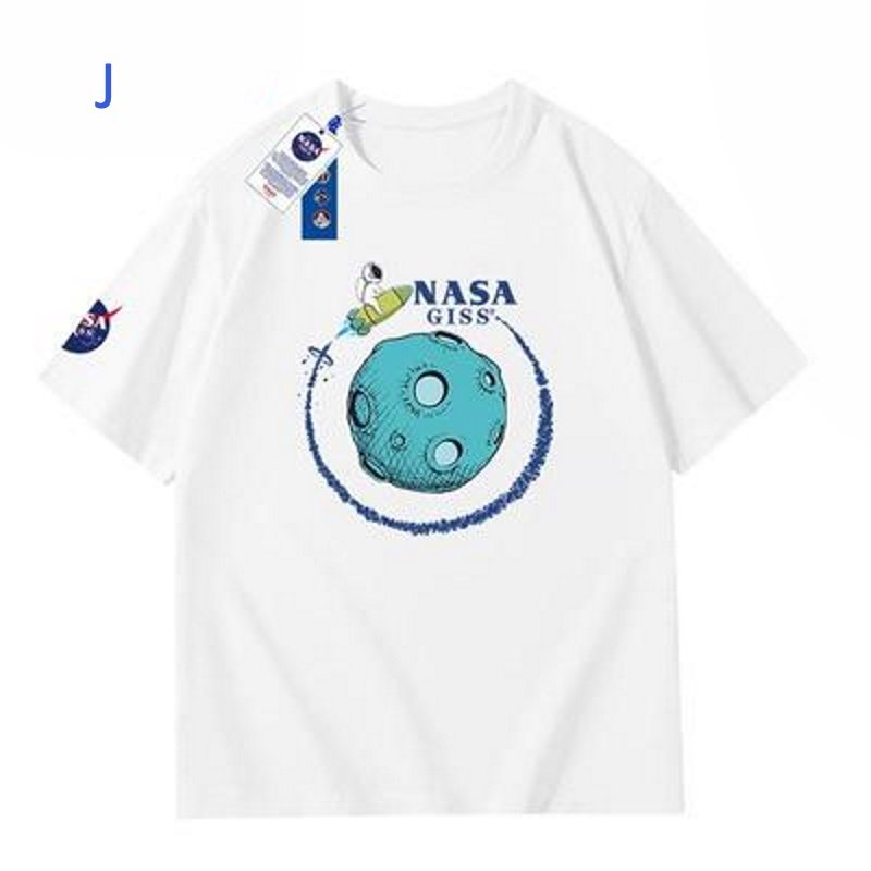 画像10: NASAGISS X space pilot X universeTshirts  ユニセックス男女兼用NASAGISS×宇宙飛行士×宇宙半袖Tシャツ (10)