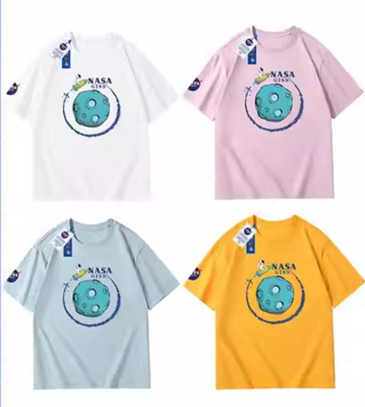 画像13: NASAGISS X space pilot X universeTshirts  ユニセックス男女兼用NASAGISS×宇宙飛行士×宇宙半袖Tシャツ (13)