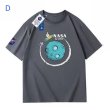 画像4: NASAGISS X space pilot X universeTshirts 　ユニセックス男女兼用NASAGISS×宇宙飛行士×宇宙半袖Tシャツ (4)