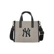 画像12: MLb counter embroidery tote shoulder bag Shopping bag 　男女兼用ユニセックスMLB刺繍キャンバストートショルダーバッグ ショッピングバッグ (12)