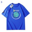 画像2: NASAGISS X space pilot X universeTshirts 　ユニセックス男女兼用NASAGISS×宇宙飛行士×宇宙半袖Tシャツ (2)