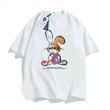 画像1: NASA LEE×Flower Rabbit Family T-shirt　男女＆キッズユニセックス子供ファミリーNASA LEEナサリー×フラワーラビットTシャツ  (1)