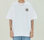 画像13: Tom and Jerry tom One Point T-shirt　ユニセックス 男女兼用トムとジェリートムワンポイントプリントTシャツ (13)
