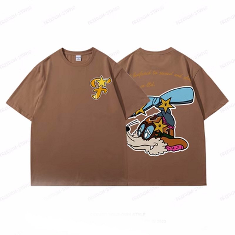 画像8: FREEDOM Fox T-shirt ユニセックス 男女兼用FREEDOM狐きつねフォックスプリントTシャツ (8)