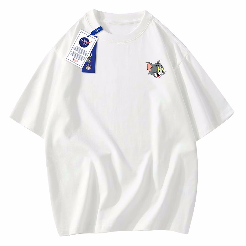 画像2: Tom and Jerry tom One Point T-shirt　ユニセックス 男女兼用トムとジェリートムワンポイントプリントTシャツ (2)