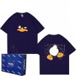 画像1: donald duck  printT-shirt　ユニセックス 男女兼用ドナルドダック両面プリントTシャツ (1)