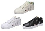 画像3: Ukiyo-e crane  lace-up leather sneakers  男女兼用 ユニセックス浮世絵鶴レザーレースアップスニーカー (3)