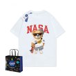 画像7: NASA x skateboard bear printT-shirt　ユニセックス 男女兼用NASAナサ×スケートボード熊ロゴプリントTシャツ (7)