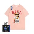 画像6: NASA x skateboard bear printT-shirt　ユニセックス 男女兼用NASAナサ×スケートボード熊ロゴプリントTシャツ (6)