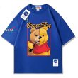 画像2: Half Pooh x Drunk Bear x Nasa printT-shirt　ユニセックス 男女兼用ハーフプーさん×ドランクベア×ナサNASAプリントTシャツ (2)