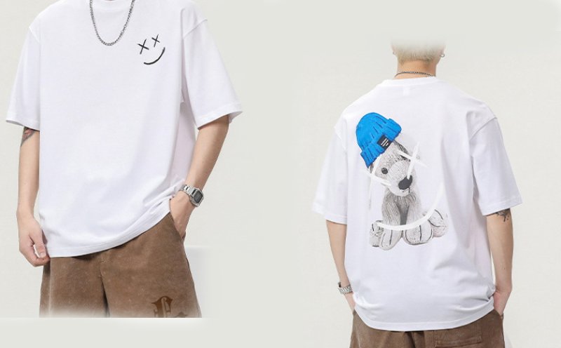 画像5: dog x kaws printT-shirt ユニセックス 男女兼用オーバーサイズドッグ×カウズKAWSプリントTシャツ (5)