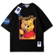 画像3: Half Pooh x Drunk Bear x Nasa printT-shirt　ユニセックス 男女兼用ハーフプーさん×ドランクベア×ナサNASAプリントTシャツ (3)