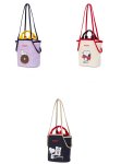画像4: snoopy canvas tote shoulder bag shopping bag　スヌーピーキャンバストートショルダーバッグピクニックショッピングエコバッグ  (4)