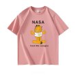 画像6:  Garfieldx NASA printT-shirt　ユニセックス 男女兼用Garfieldガーフィールド×NASAナサプリントTシャツ (6)