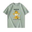 画像7:  Garfieldx NASA printT-shirt　ユニセックス 男女兼用Garfieldガーフィールド×NASAナサプリントTシャツ (7)