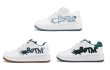 画像7: BOTM emblem embroidery  lace-up  leather sneakers  男女兼用 ユニセックスBOTMエンブレム刺繍レザーレースアップスニーカー (7)