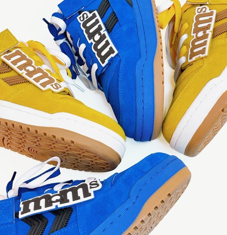 画像5: M&M'  lace-up suede leather sneakers  男女兼用 ユニセックスM&Mスエードレザーレースアップスニーカー (5)