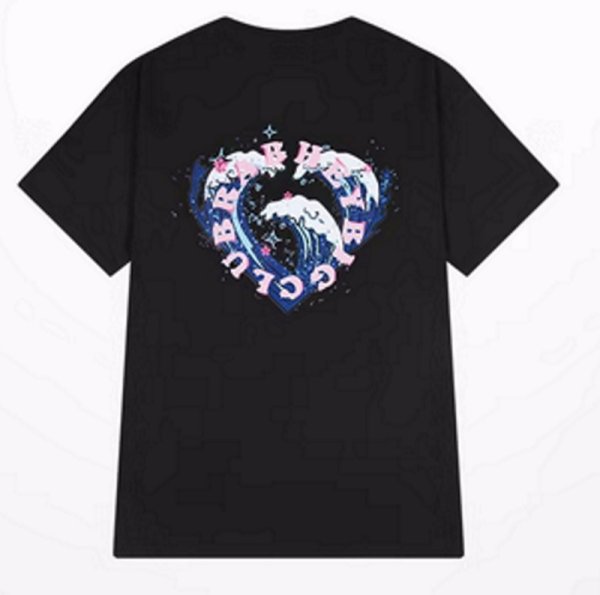画像1: ukiyoe wave printT-shirt　ユニセックス 男女兼用浮世絵波プリントTシャツ (1)