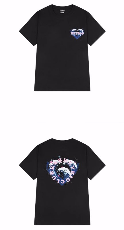 画像3: ukiyoe wave printT-shirt ユニセックス 男女兼用浮世絵波プリントTシャツ (3)