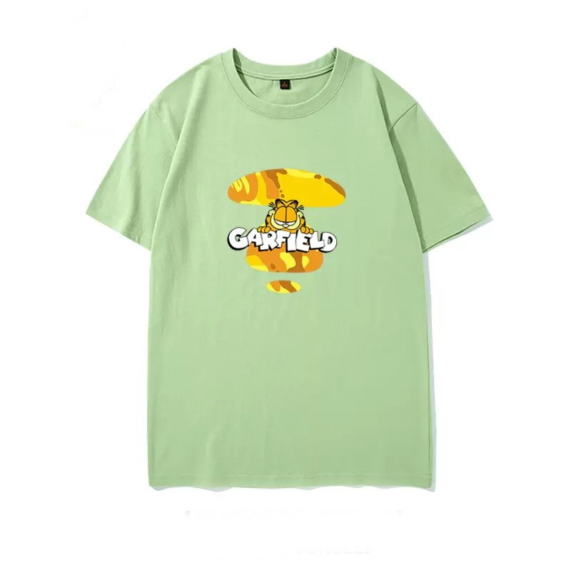画像9: mushroom garfield printT-shirt　ユニセックス 男女兼用マッシュルームガーフィールドプリントTシャツ (9)