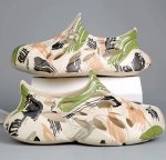 画像5: Men's Unisex  Painting Coconut Shaped Shoes Sneakers Flat Sandals slippers 男女兼用ペインティングココナッツ型シューズスニーカーサンダルシャワーサンダル ビーチサンダル シューズ (5)