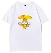画像1: mushroom garfield printT-shirt　ユニセックス 男女兼用マッシュルームガーフィールドプリントTシャツ (1)