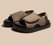 画像8: Velcro Thick-soled Sandals slippers 　ベルクロ厚底サンダル スリッパフリップフロップビーチサンダル (8)