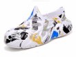 画像1: Men's Unisex  Painting Coconut Shaped Shoes Sneakers Flat Sandals slippers 男女兼用ペインティングココナッツ型シューズスニーカーサンダルシャワーサンダル ビーチサンダル シューズ (1)