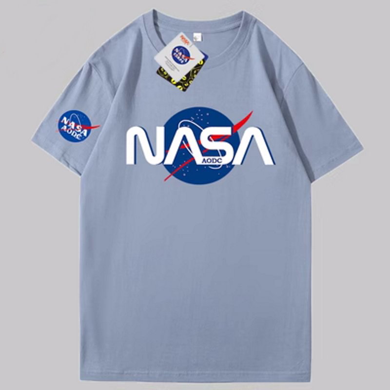 画像4: NASA logoT-shirtT-shirt　ユニセックス 男女兼用NASAナサロゴプリント 半袖 Tシャツ (4)