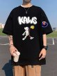 画像2: 23 kaws Basketball x Sesame Street Print T-shirtT-shirt　ユニセックス 男女兼用カウズバスケット×セサミストリートプリント 半袖 Tシャツ (2)