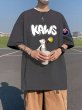 画像5: 23 kaws Basketball x Sesame Street Print T-shirtT-shirt　ユニセックス 男女兼用カウズバスケット×セサミストリートプリント 半袖 Tシャツ (5)