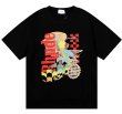 画像1: Unisex beautiful girl RHUDE print T-shirt　ユニセックス男女兼用RHUDE美少女プリント半袖Tシャツ (1)