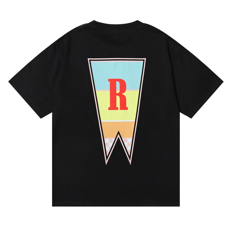 画像4: Unisex beautiful girl RHUDE print T-shirt ユニセックス男女兼用RHUDE美少女プリント半袖Tシャツ (4)