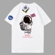 画像5: NASA x Astronaut Print T-shirtT-shirt　ユニセックス 男女兼用NASAナサ×宇宙飛行士プリント 半袖 Tシャツ (5)