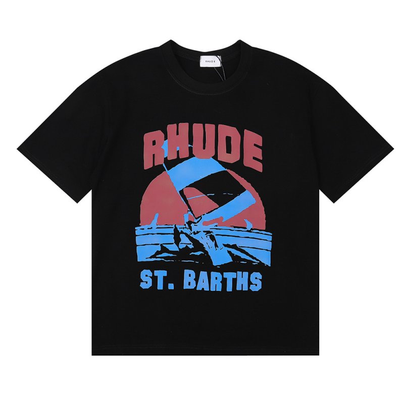画像3: Unisex RHUDE Cross-border print T-shirt ユニセックス男女兼用RHUDEクロスボーダープリント半袖Tシャツ (3)